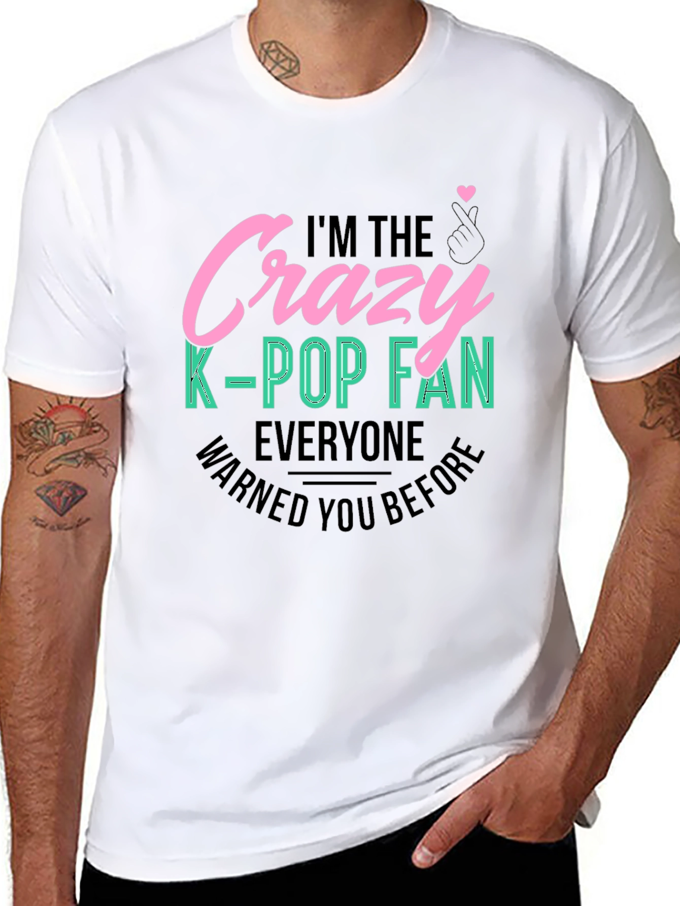 Crazy K-Pop Fan T-Shirt - Unisex Cotton Tee