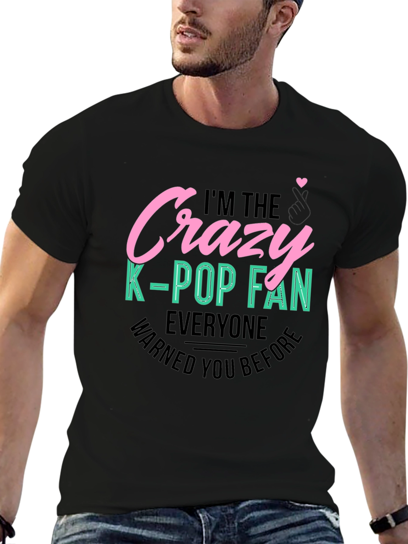 Crazy K-Pop Fan T-Shirt - Unisex Cotton Tee