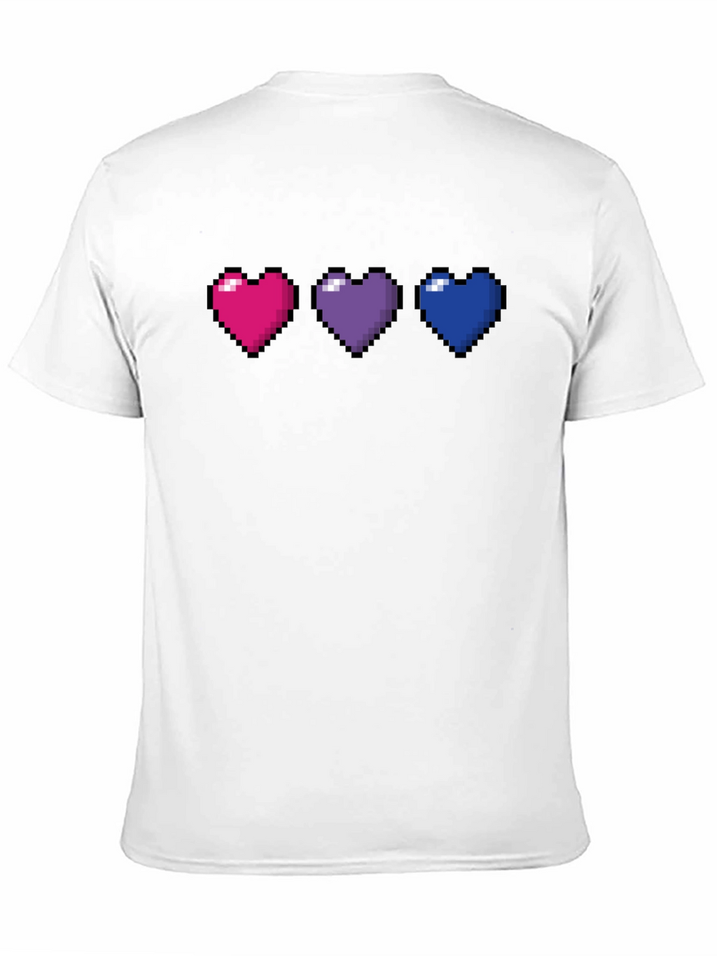 Pixel Hearts LGBTQ+ Pride T-Shirt