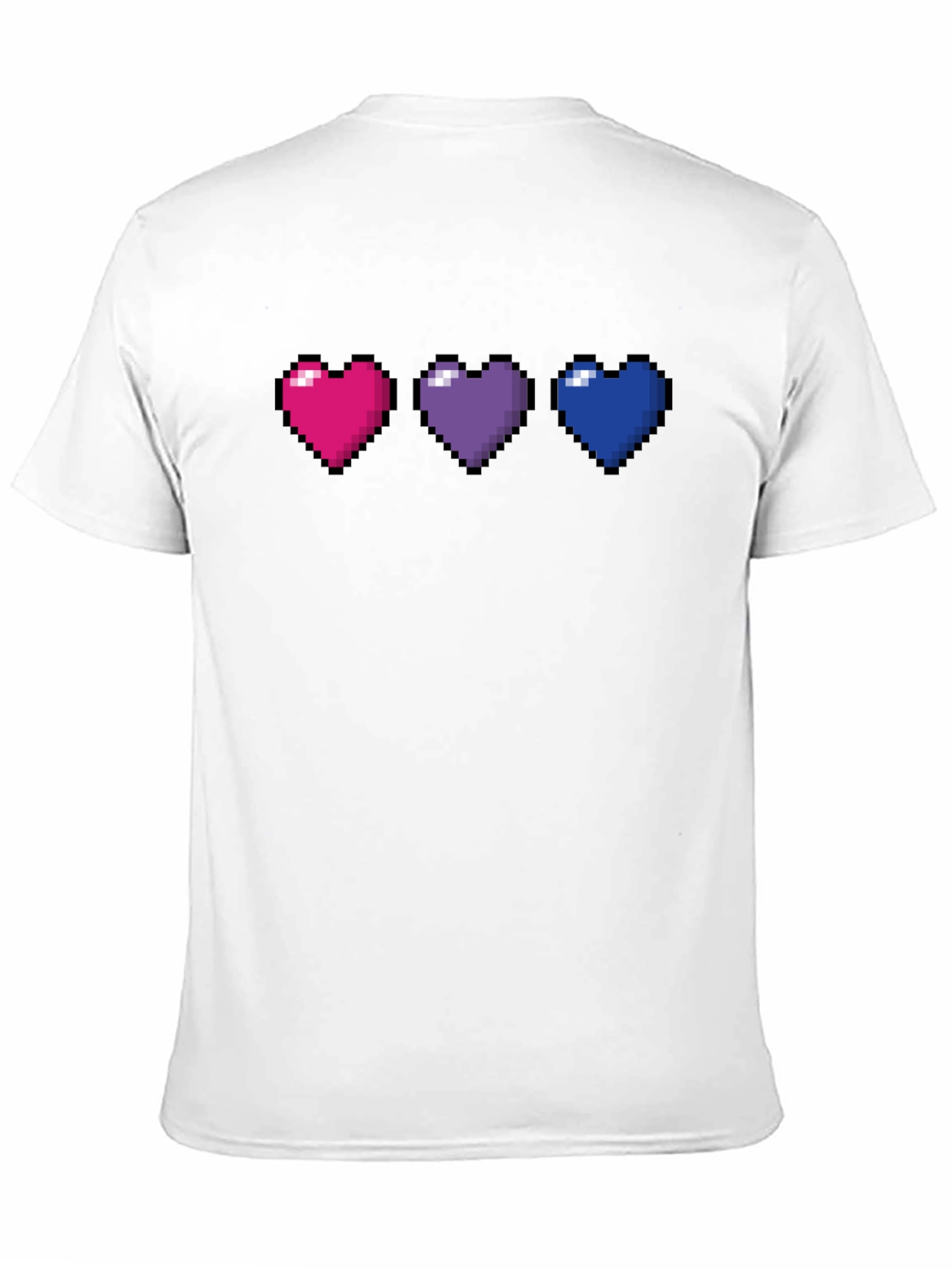 Pixel Hearts LGBTQ+ Pride T-Shirt