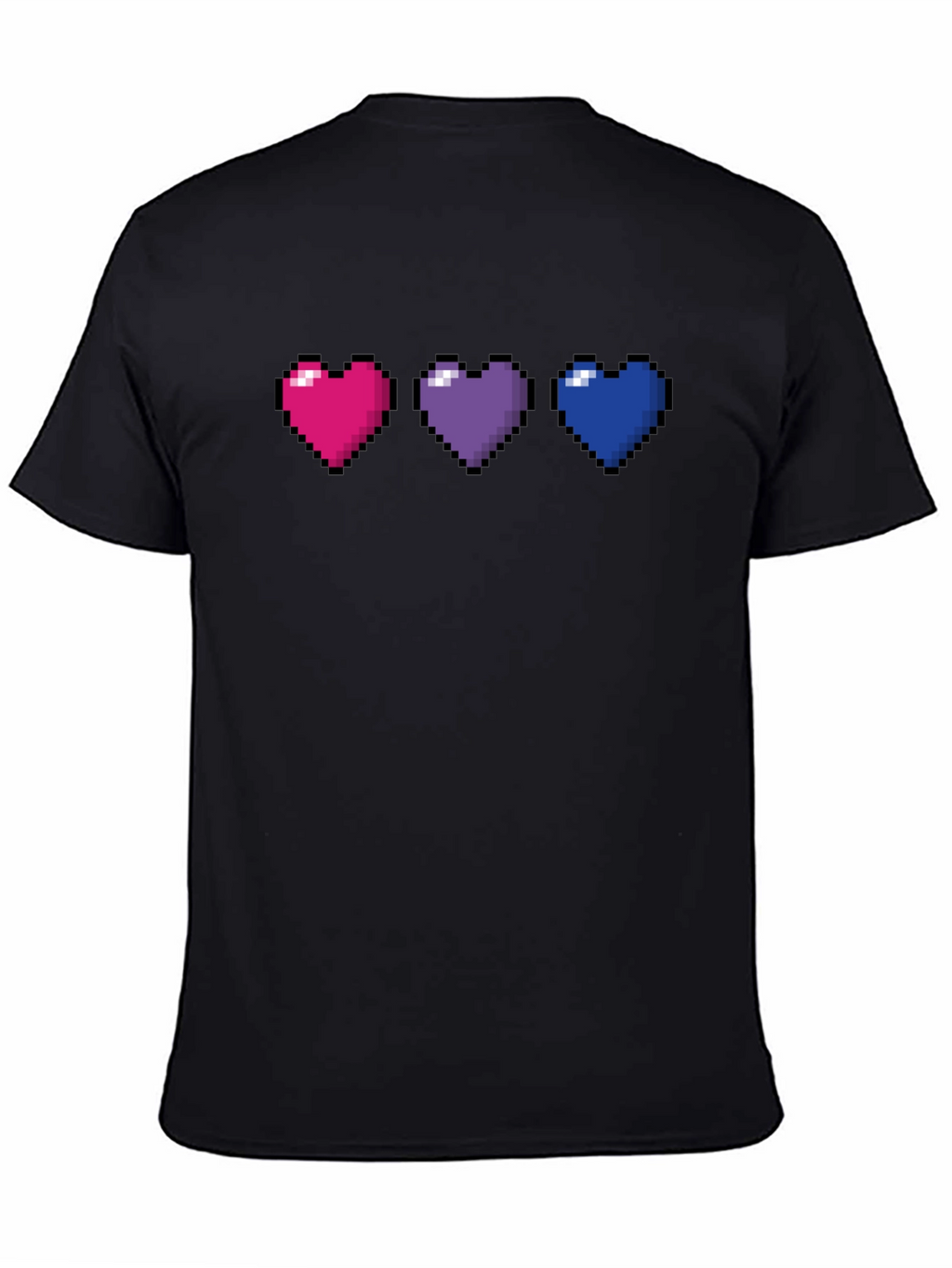 Pixel Hearts LGBTQ+ Pride T-Shirt