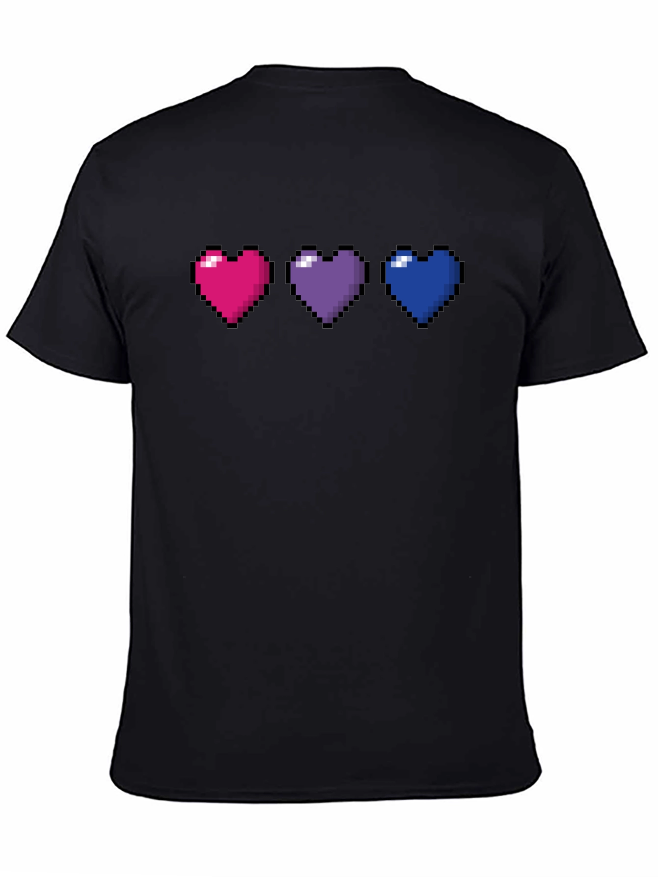 Pixel Hearts LGBTQ+ Pride T-Shirt