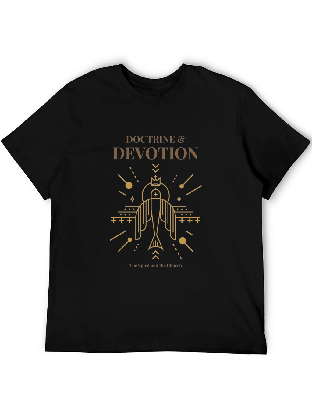 Doctrine & Devotion Graphic Print Black T-Shirt