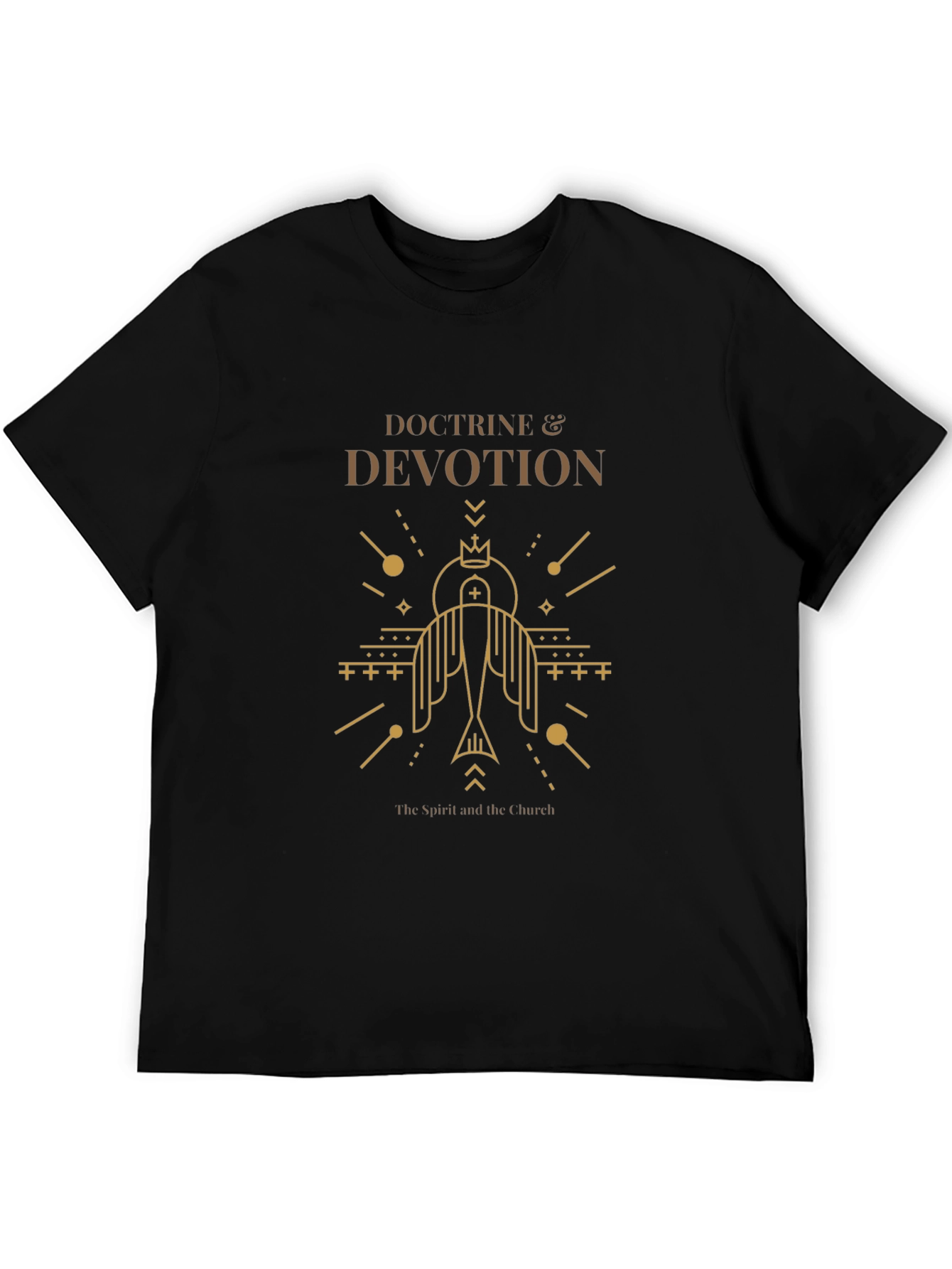 Doctrine & Devotion Graphic Print Black T-Shirt