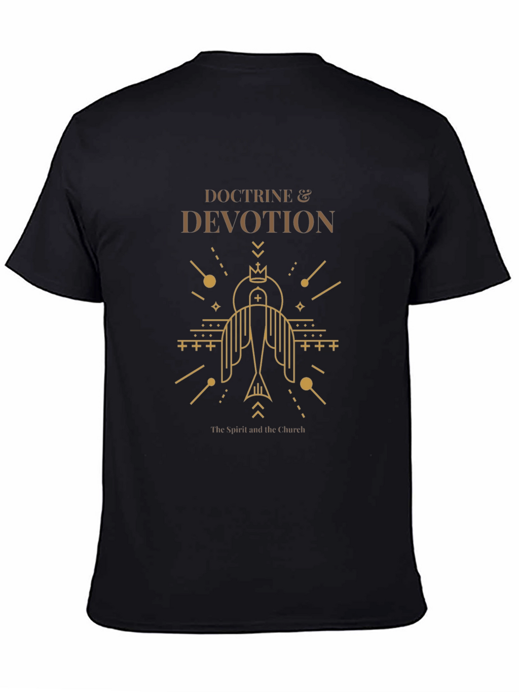 Doctrine & Devotion Graphic Print Black T-Shirt