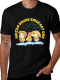 Drizzle Squad Cute Animal Graphic T-Shirt