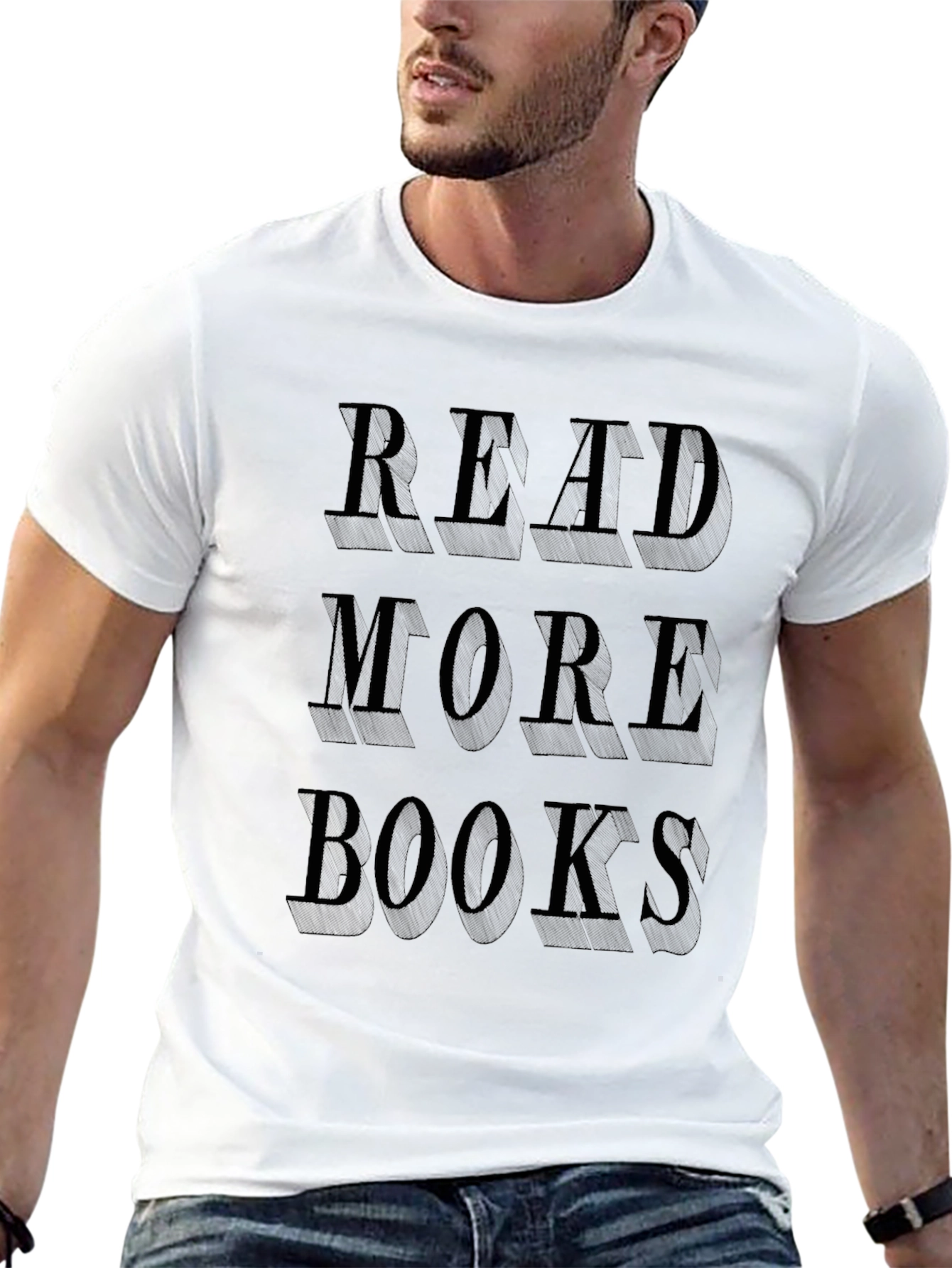 Read More Books Black Graphic Tee