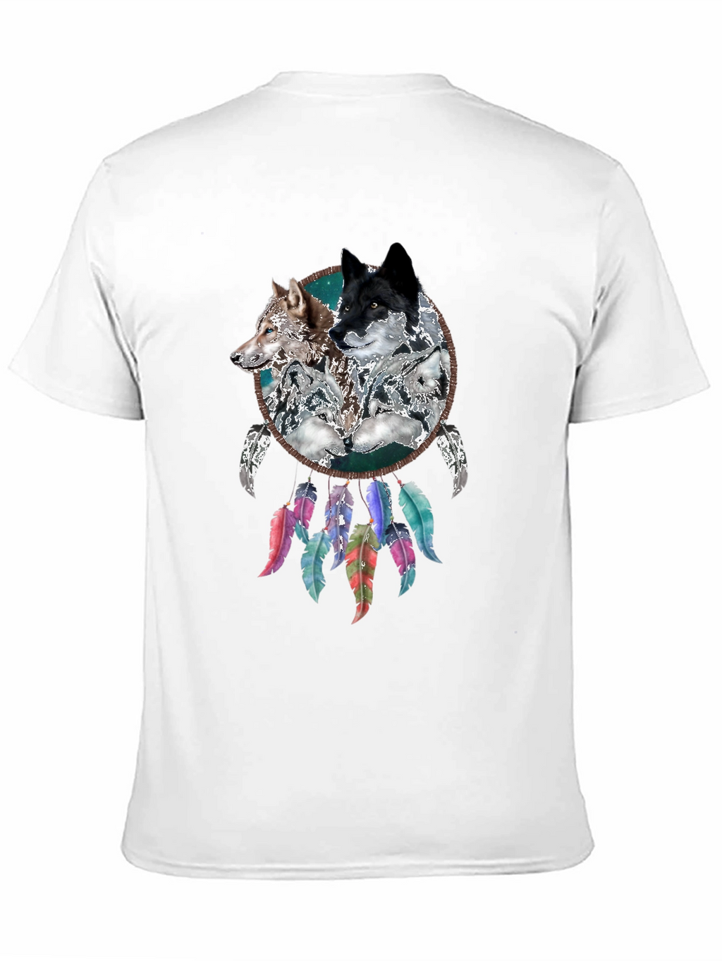 Wolf Dreamcatcher Graphic Tee