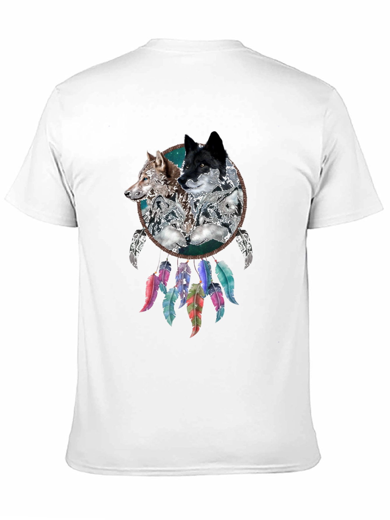 Wolf Dreamcatcher Graphic Tee