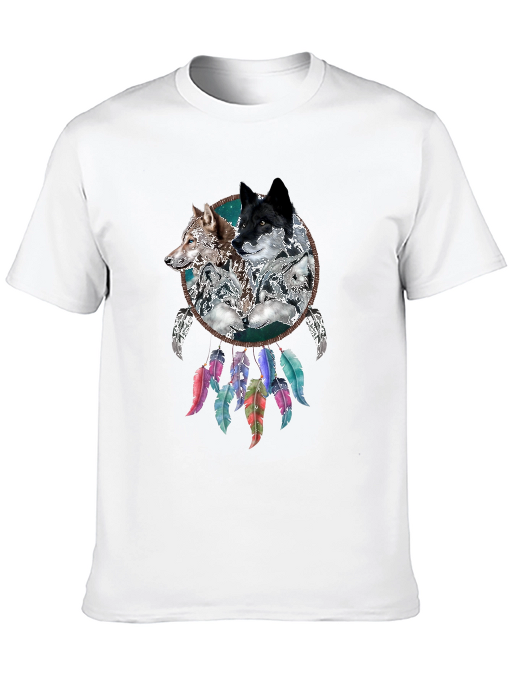 Wolf Dreamcatcher Graphic Tee