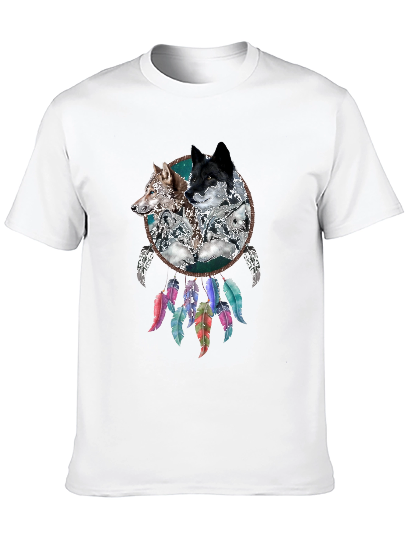Wolf Dreamcatcher Graphic Tee