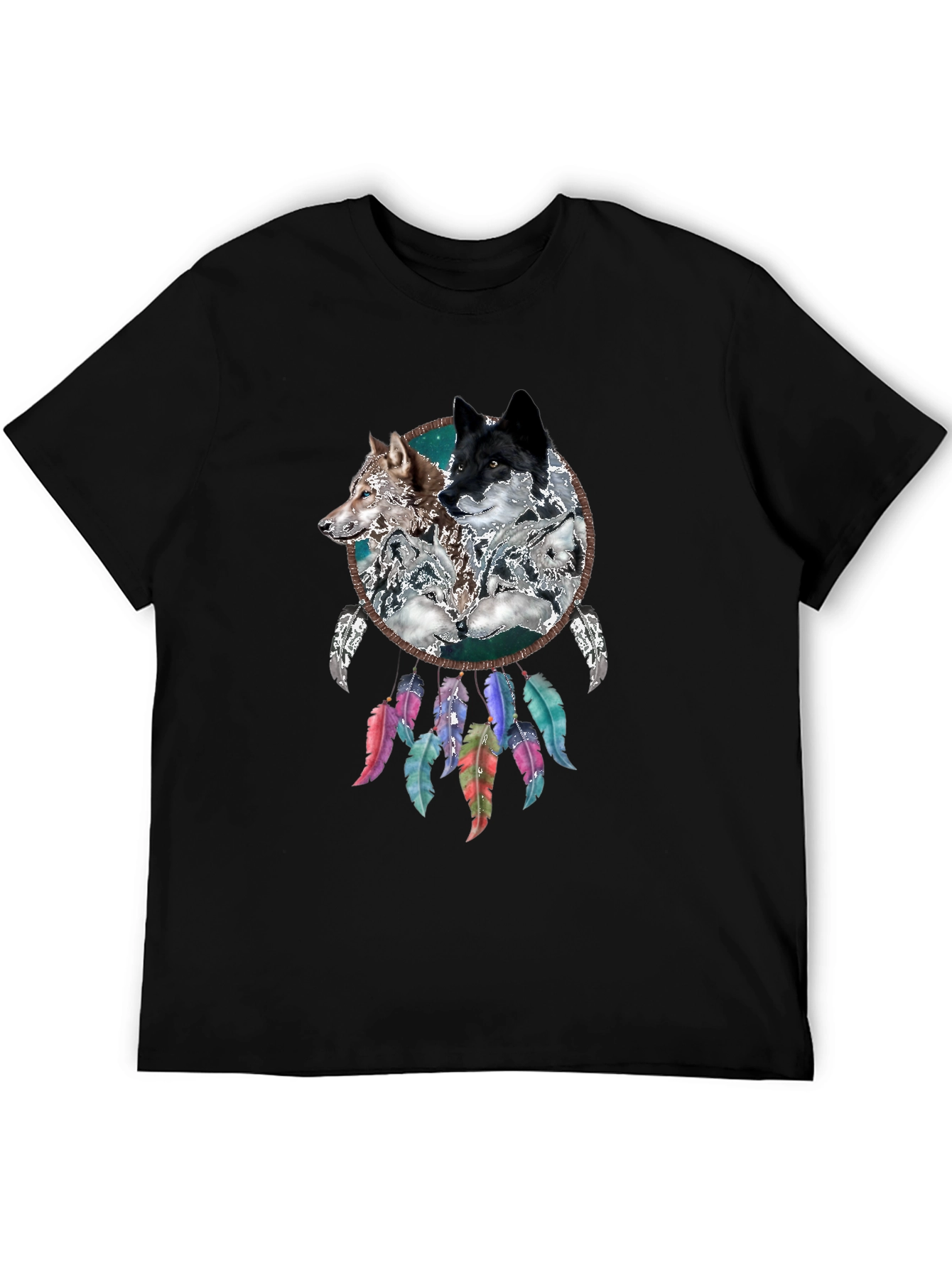 Wolf Dreamcatcher Graphic Tee