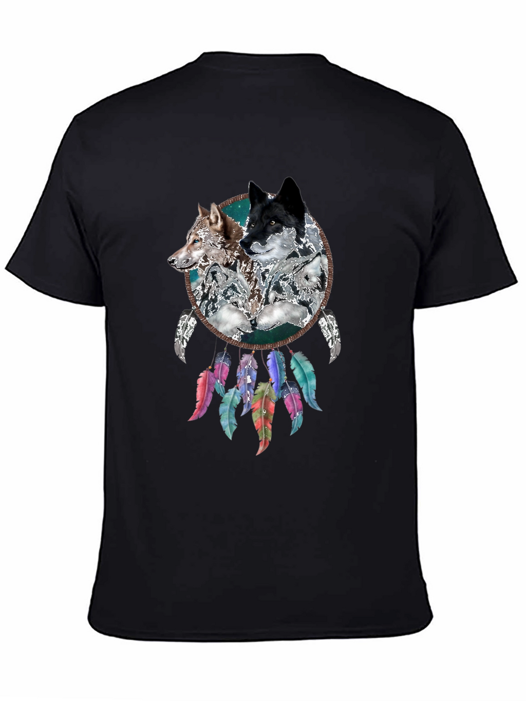 Wolf Dreamcatcher Graphic Tee