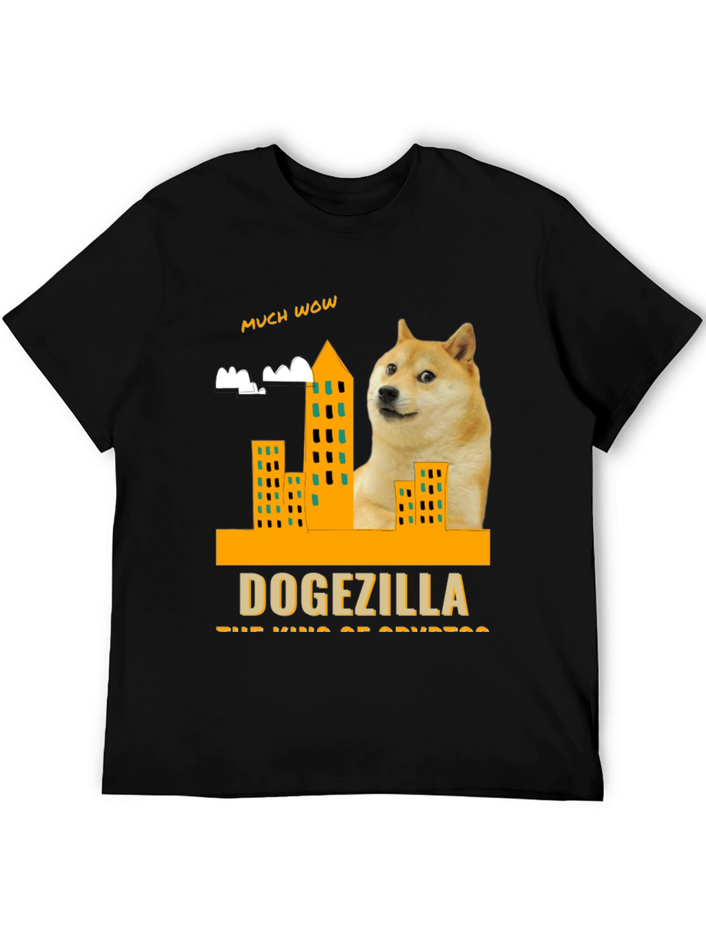 Dogezilla T-Shirt - King of Crypto - Much Wow!