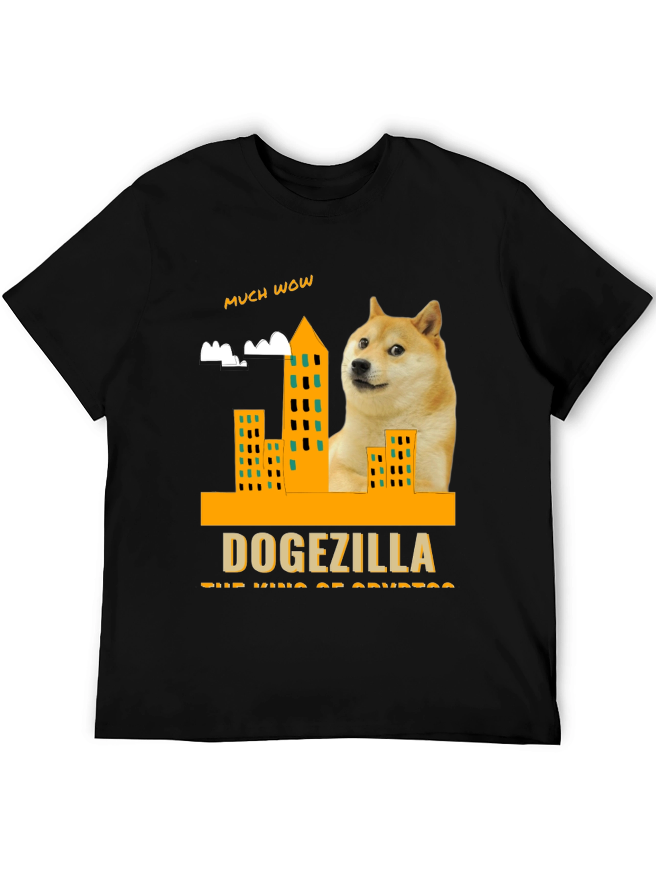 Dogezilla T-Shirt - King of Crypto - Much Wow!
