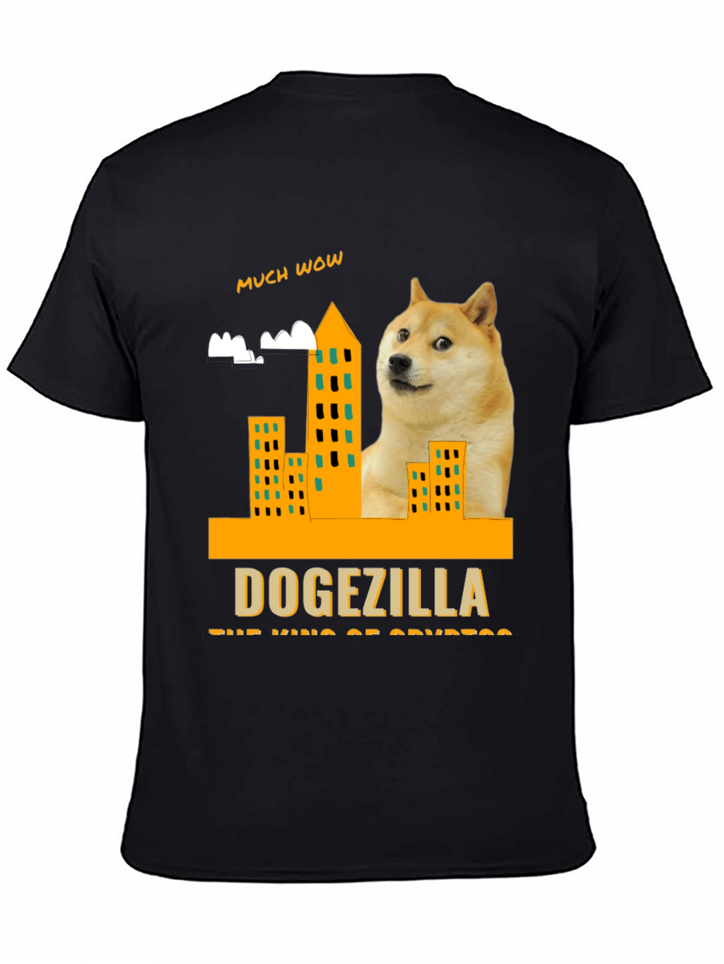 Dogezilla T-Shirt - King of Crypto - Much Wow!