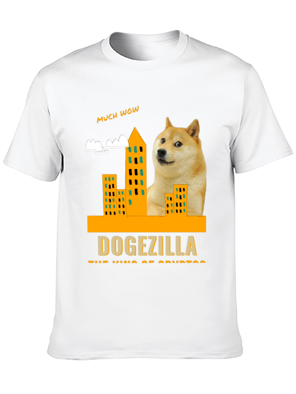 Dogezilla T-Shirt - King of Crypto - Much Wow!