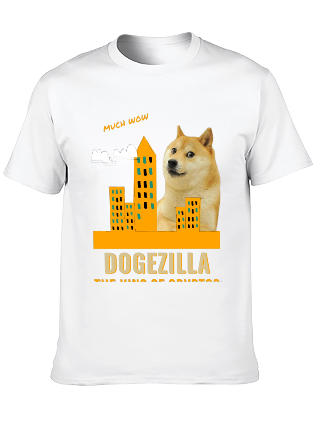 Dogezilla T-Shirt - King of Crypto - Much Wow!