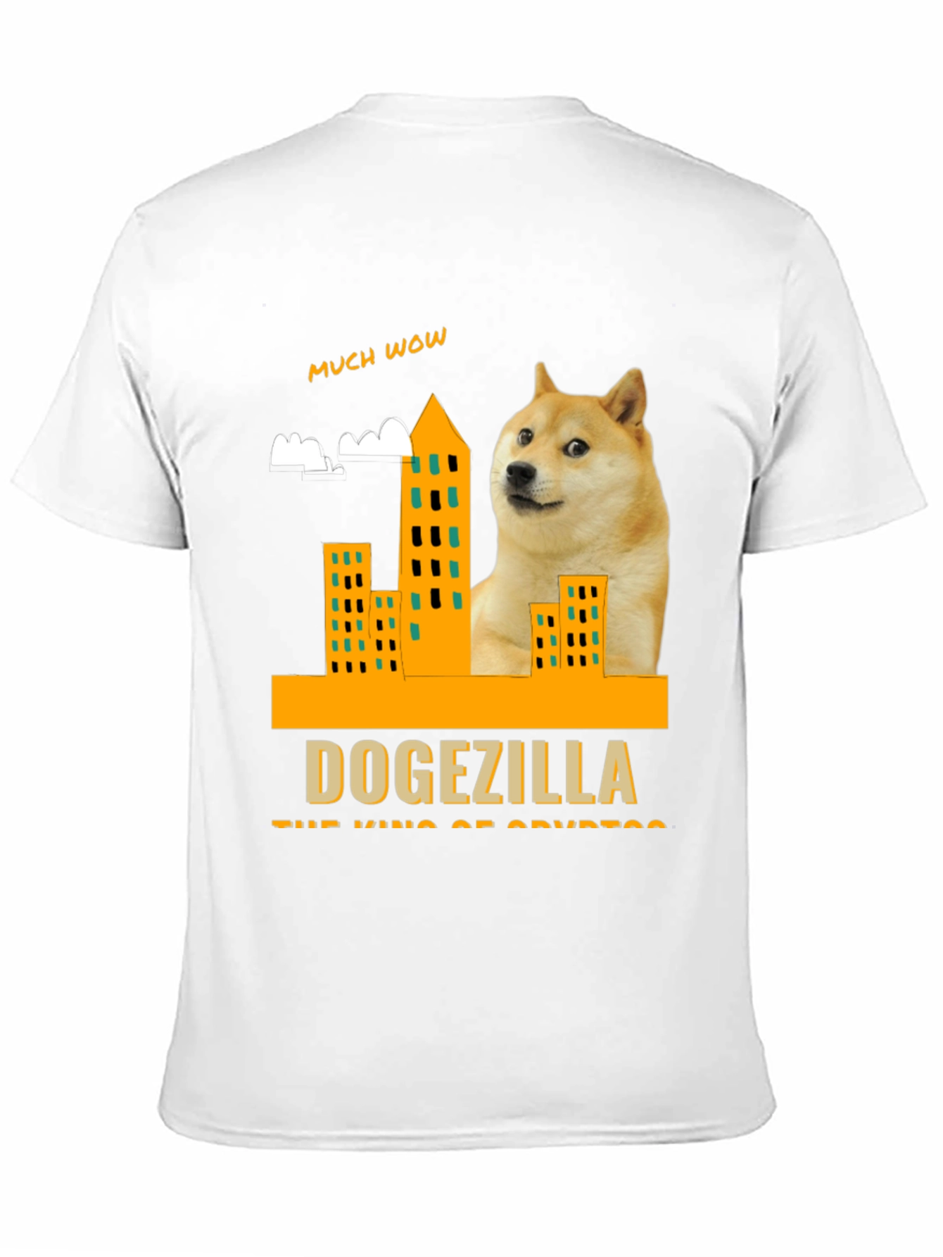 Dogezilla T-Shirt - King of Crypto - Much Wow!