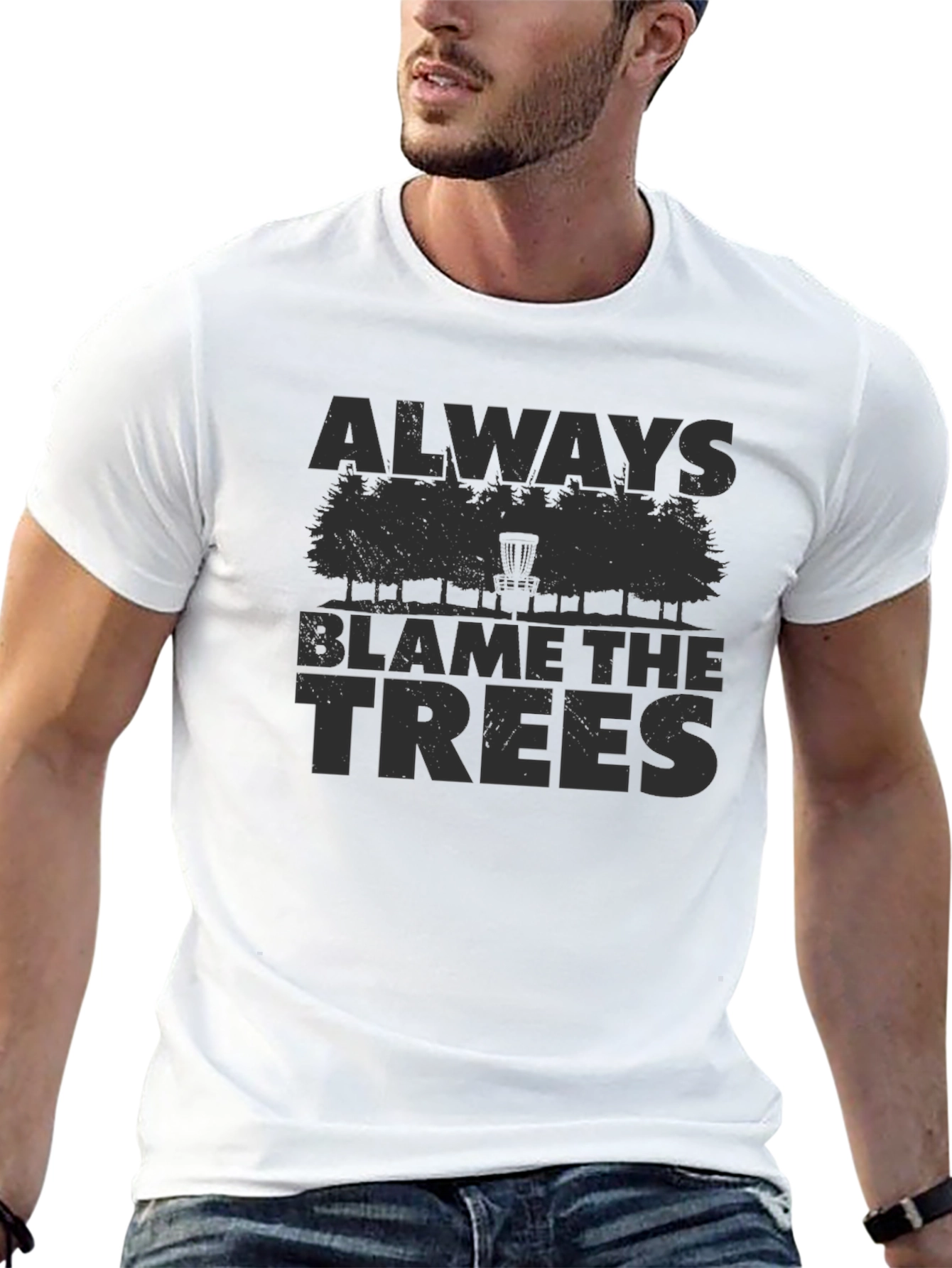 Always Blame the Trees Disc Golf T-Shirt