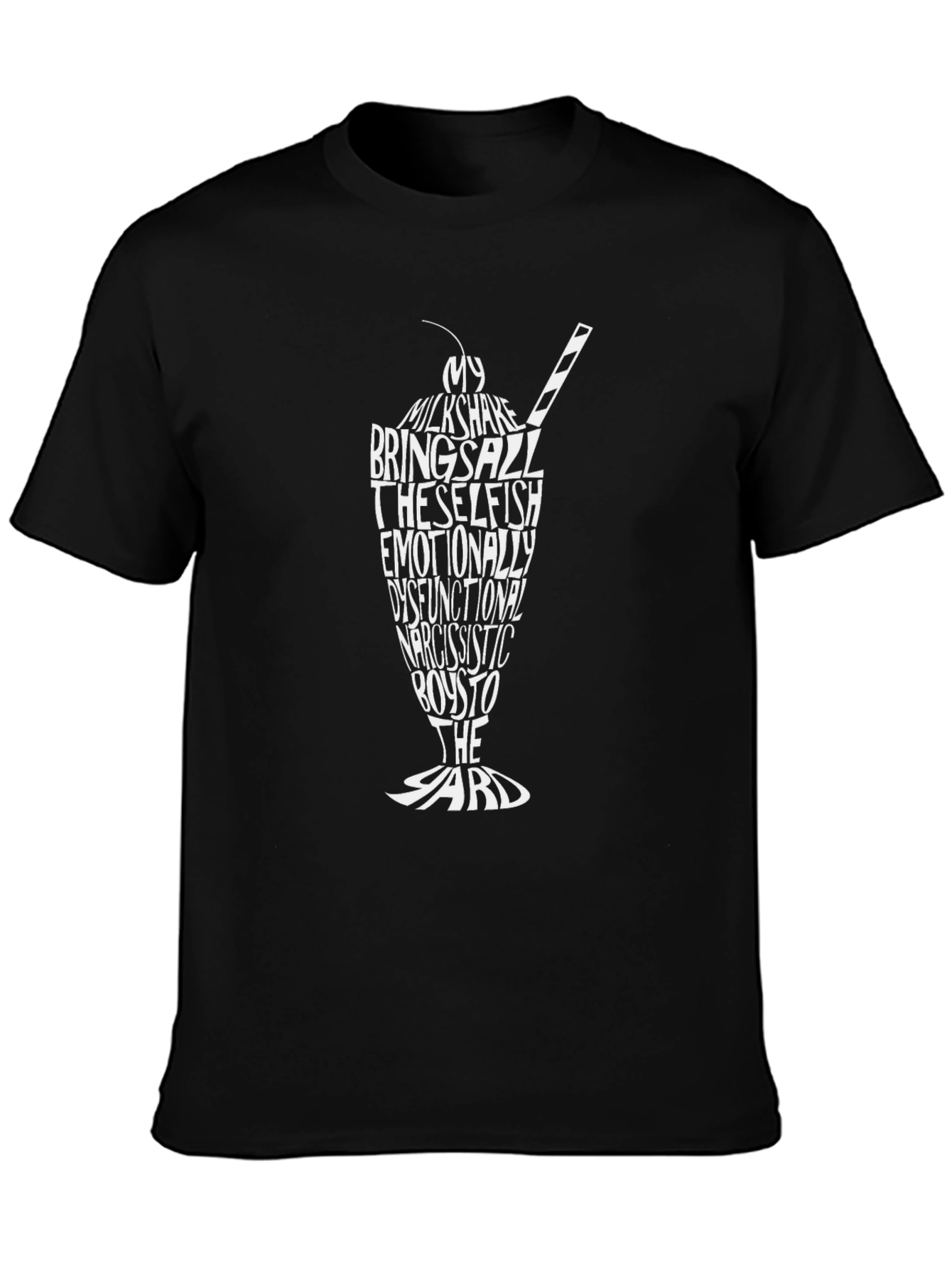 Milkshake Humor Graphic Tee - Brings All the Boys