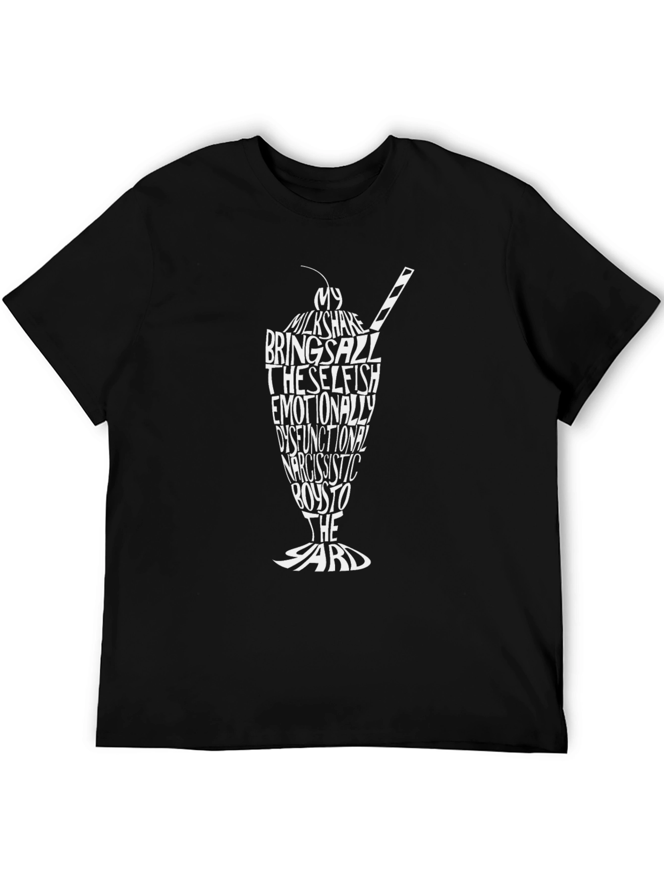 Milkshake Humor Graphic Tee - Brings All the Boys