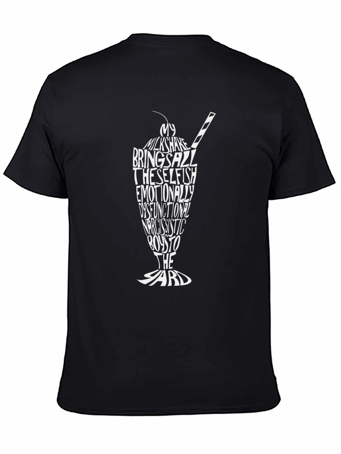 Milkshake Humor Graphic Tee - Brings All the Boys