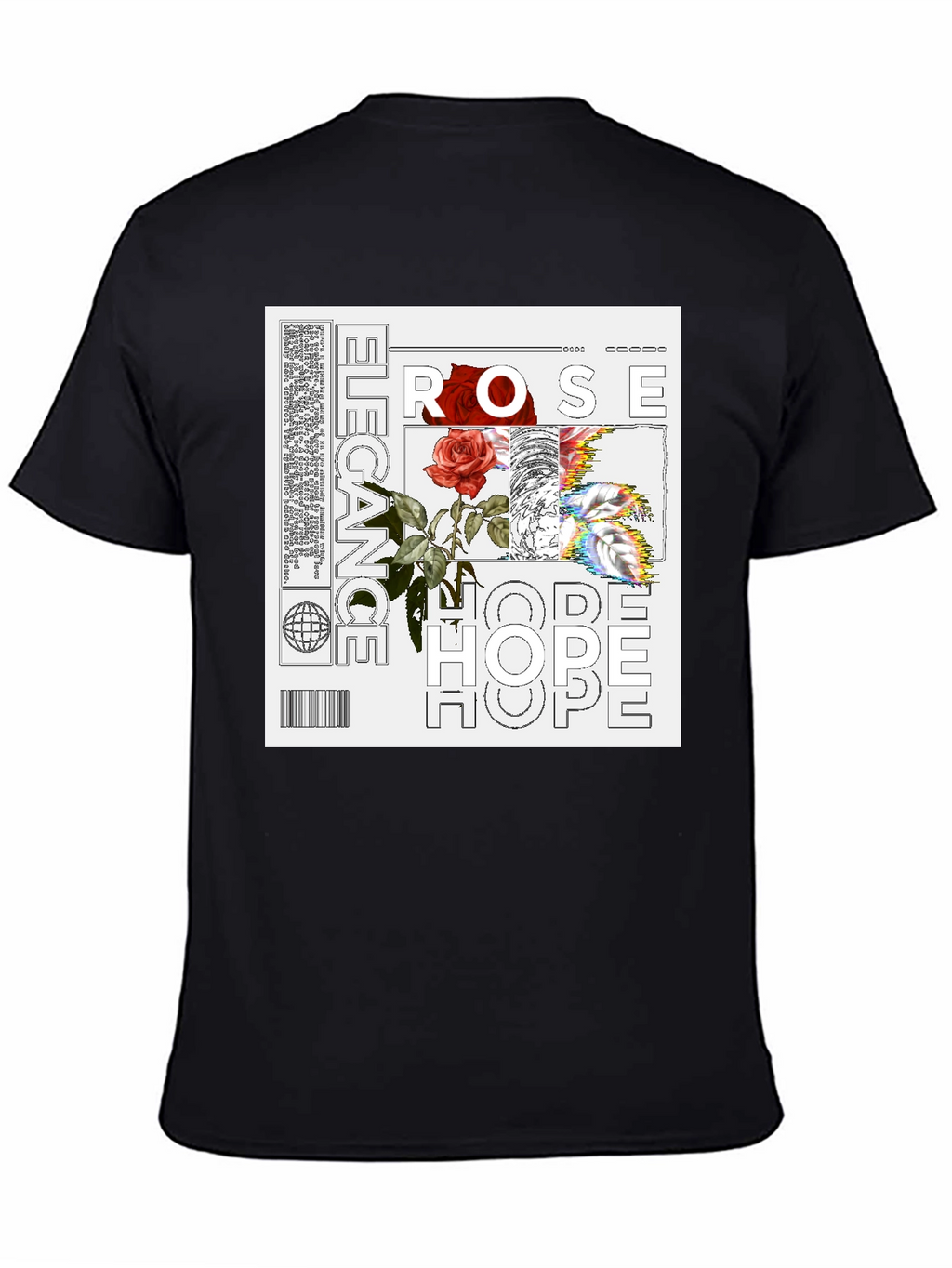 Elegant Rose Hope Graphic Tee