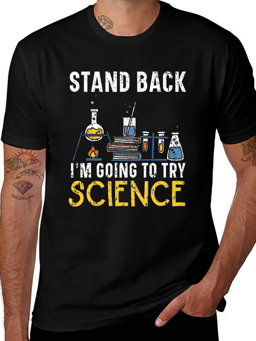 Science T-Shirt - Stand Back Experiment Apparel