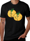 Tomato Graphic Tee - Black Cotton T-Shirt