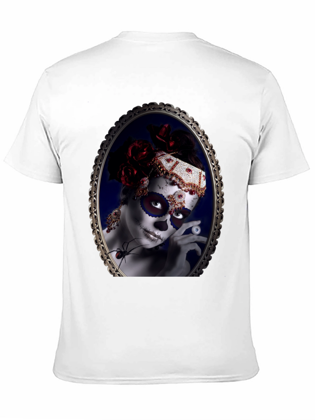 Sugar Skull Woman Black T-Shirt