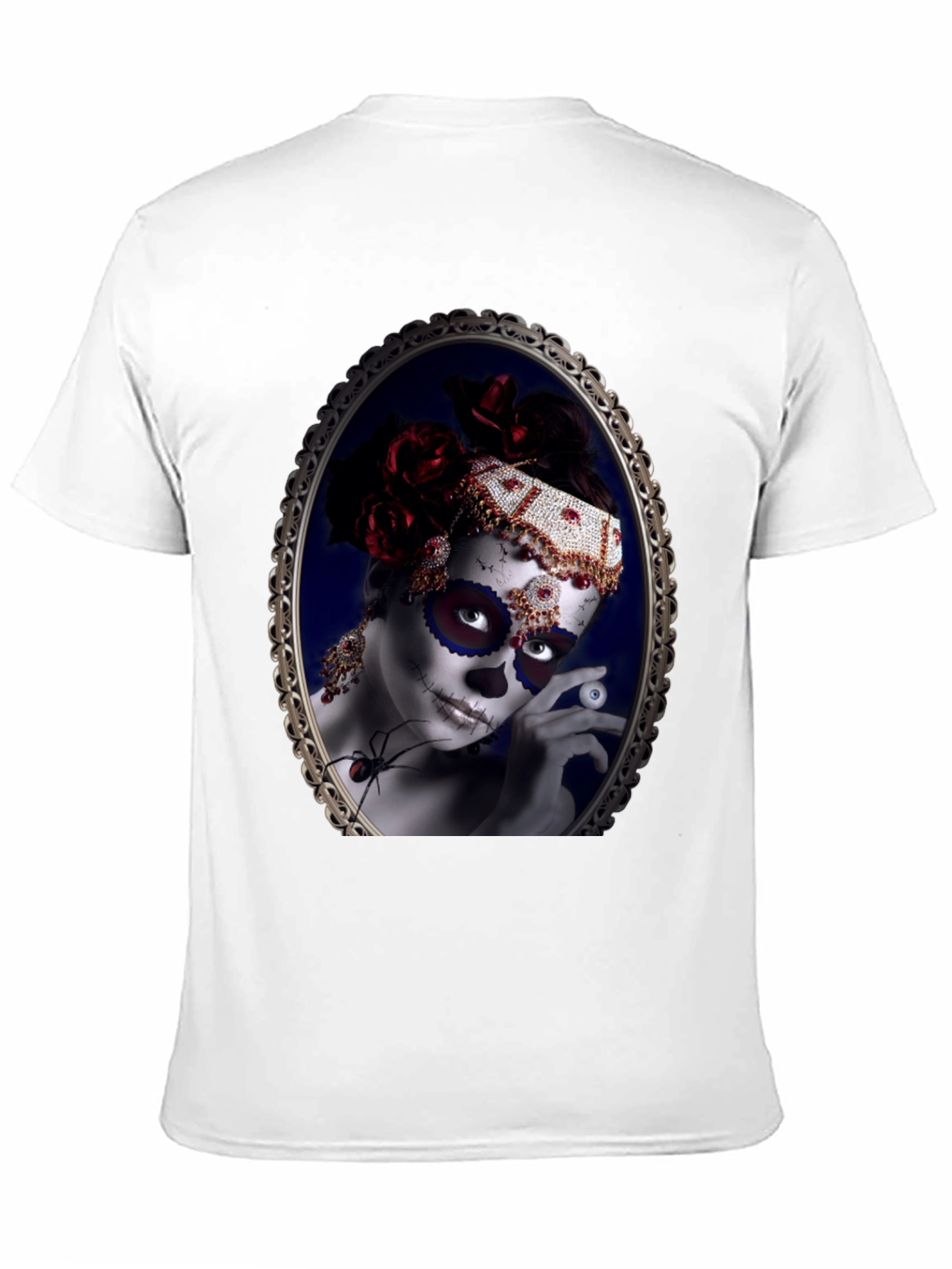 Sugar Skull Woman Black T-Shirt