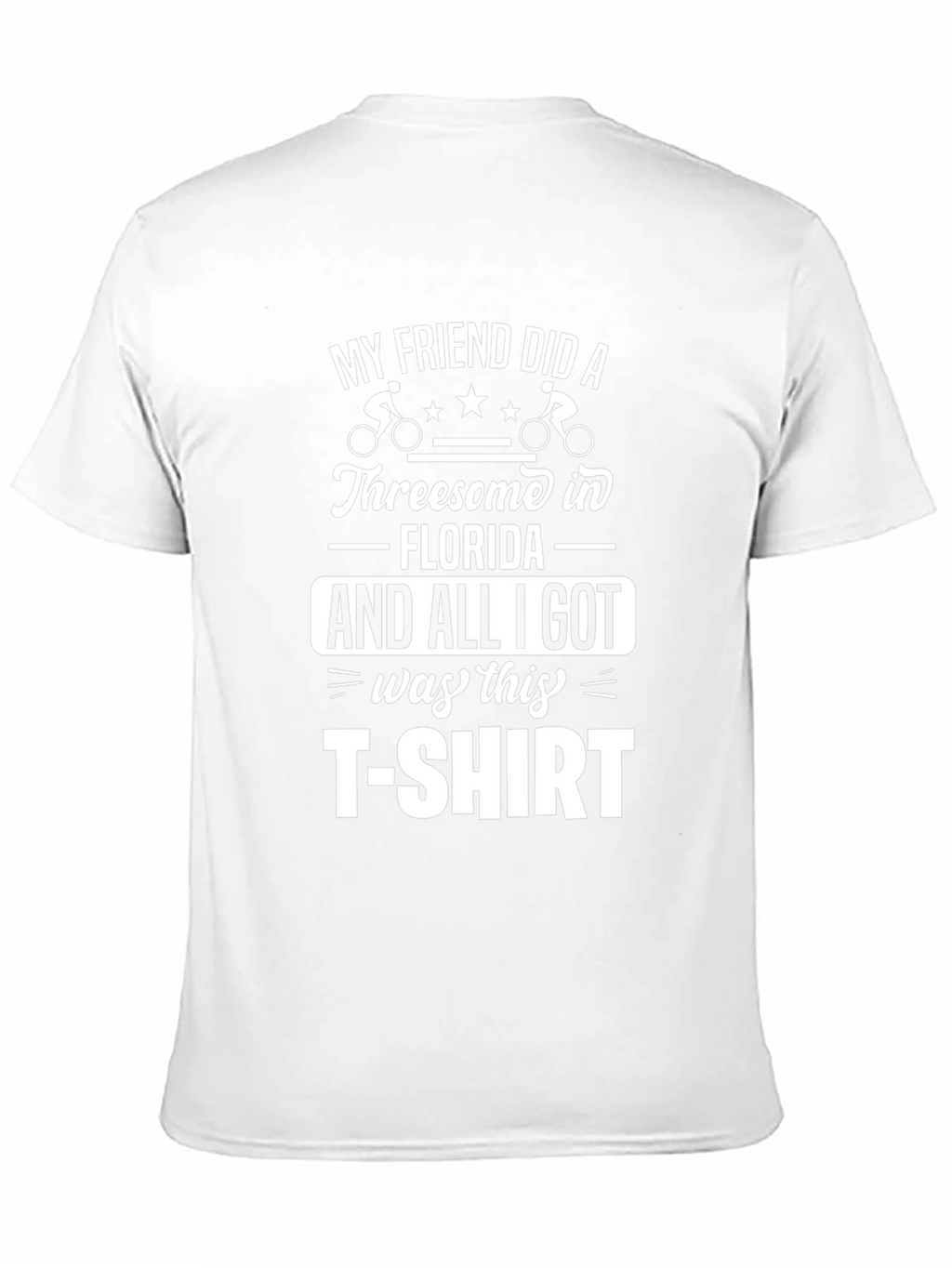 My Friend Did a Threesome Funny Graphic T-Shirt
