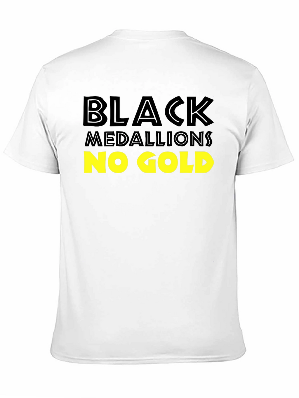 Black Medallions No Gold T-Shirt