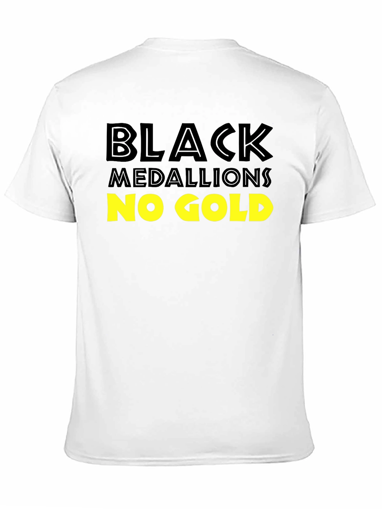 Black Medallions No Gold T-Shirt