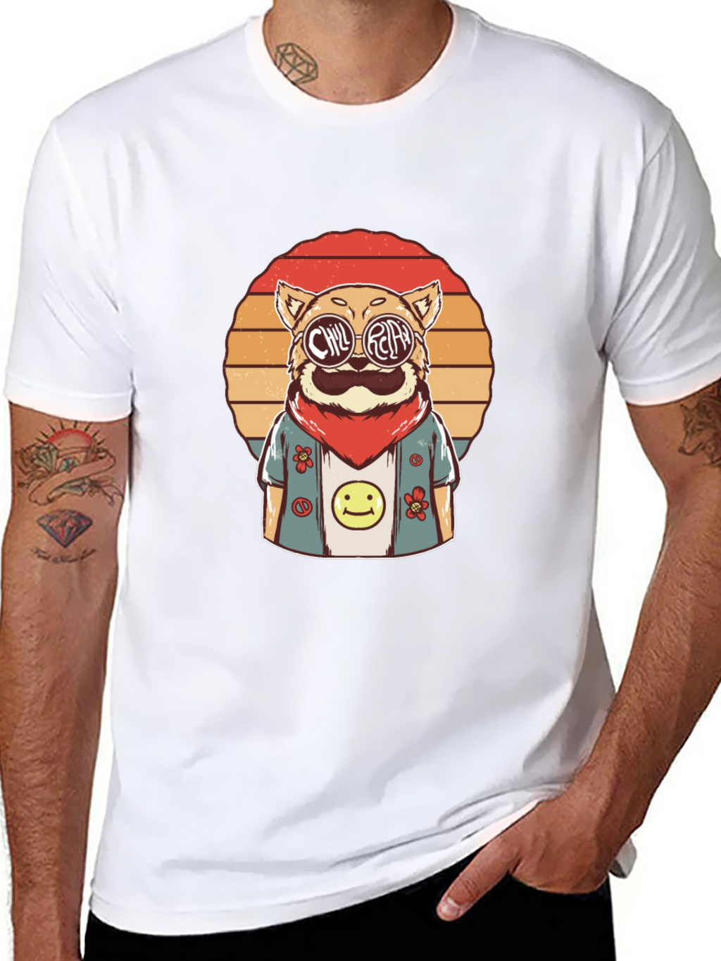 Cool Cat T-Shirt - Retro Style