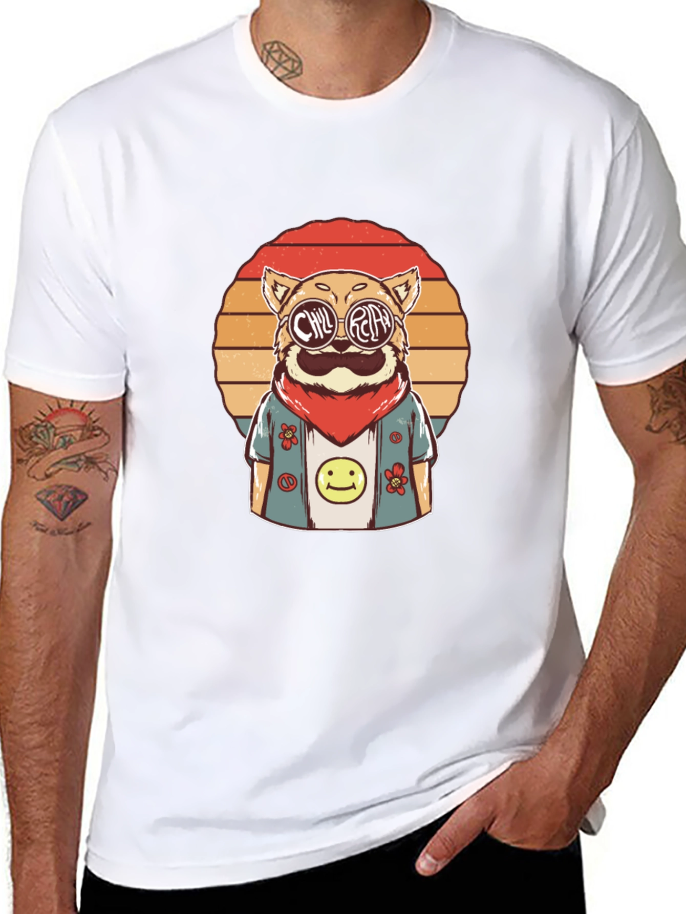 Cool Cat T-Shirt - Retro Style