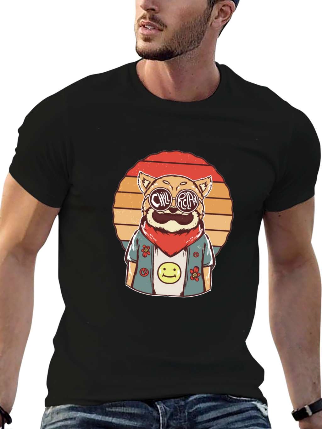 Cool Cat T-Shirt - Retro Style
