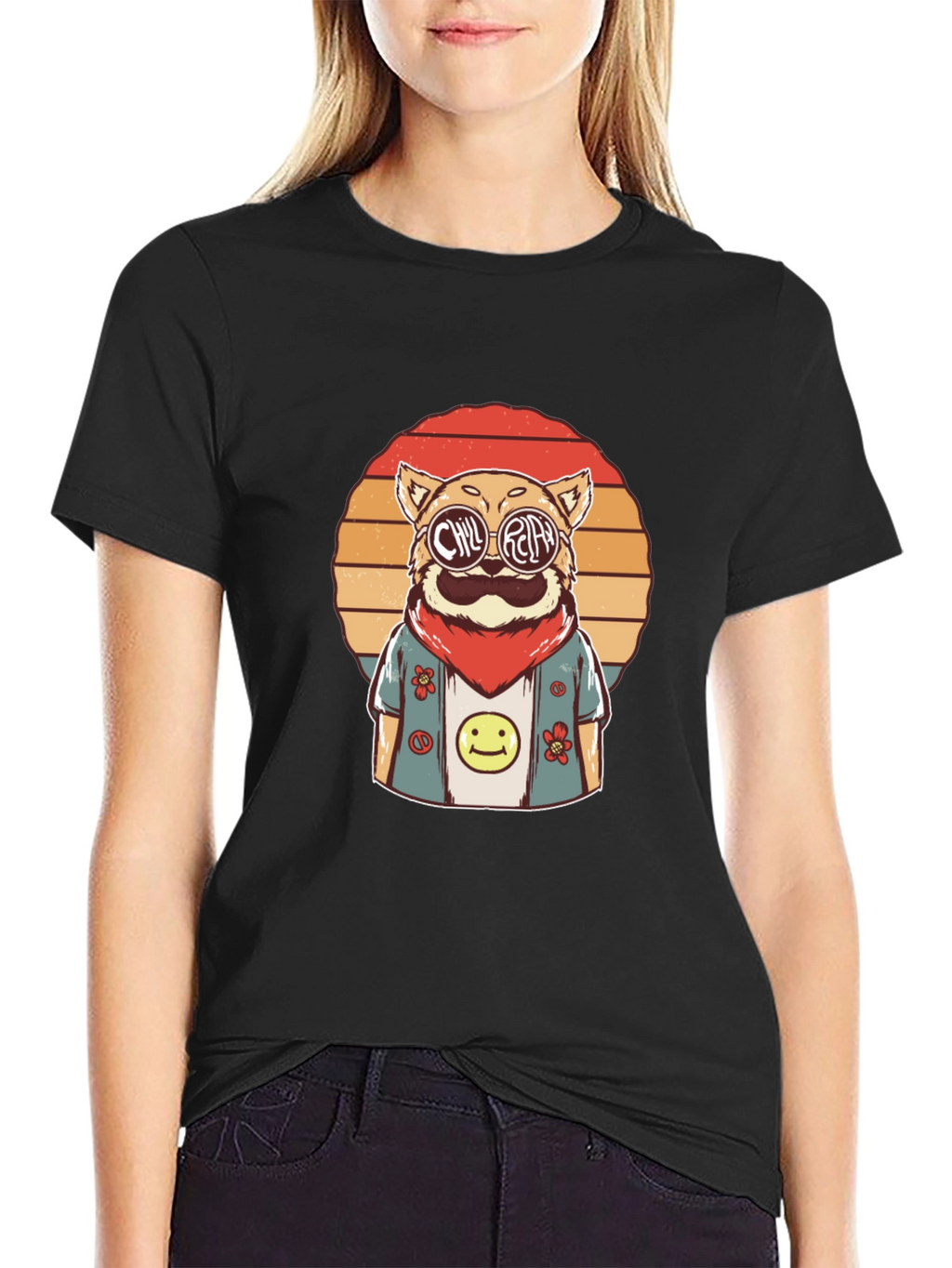 Cool Cat T-Shirt - Retro Style