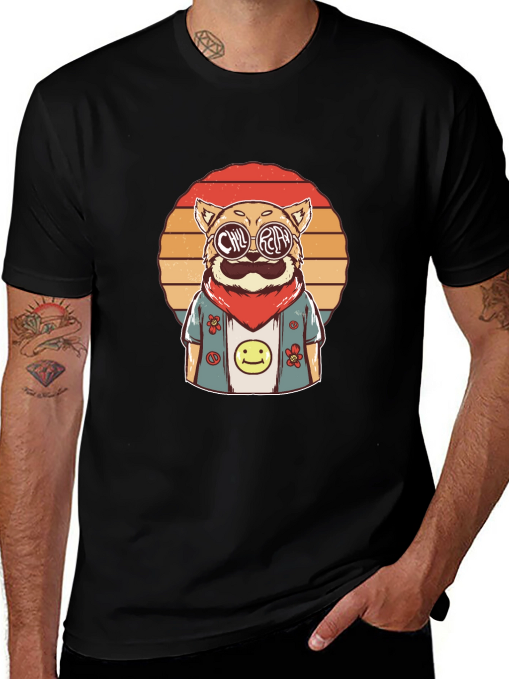 Cool Cat T-Shirt - Retro Style