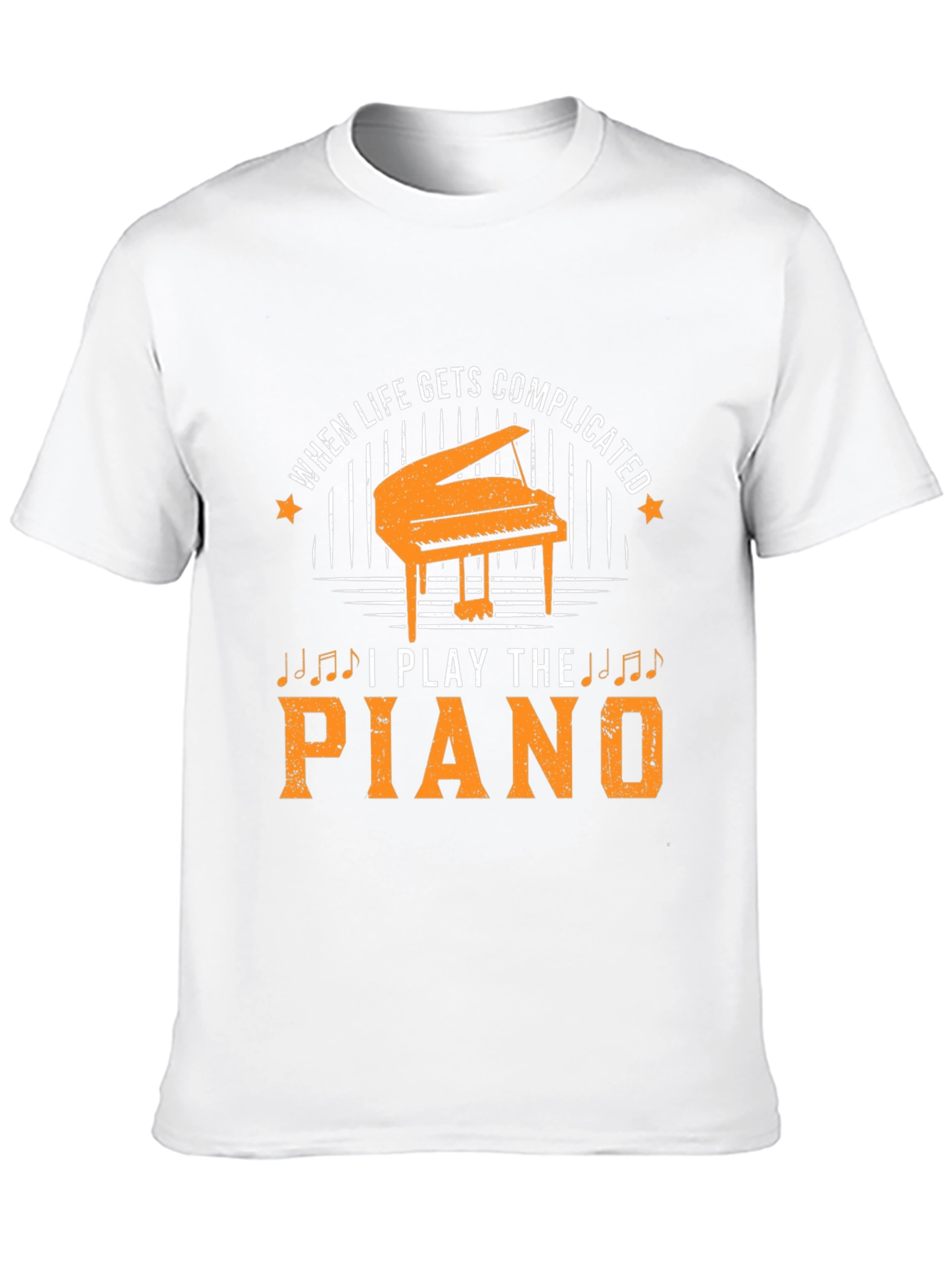 When Life Gets Complicated I Play The Piano T-Shirt