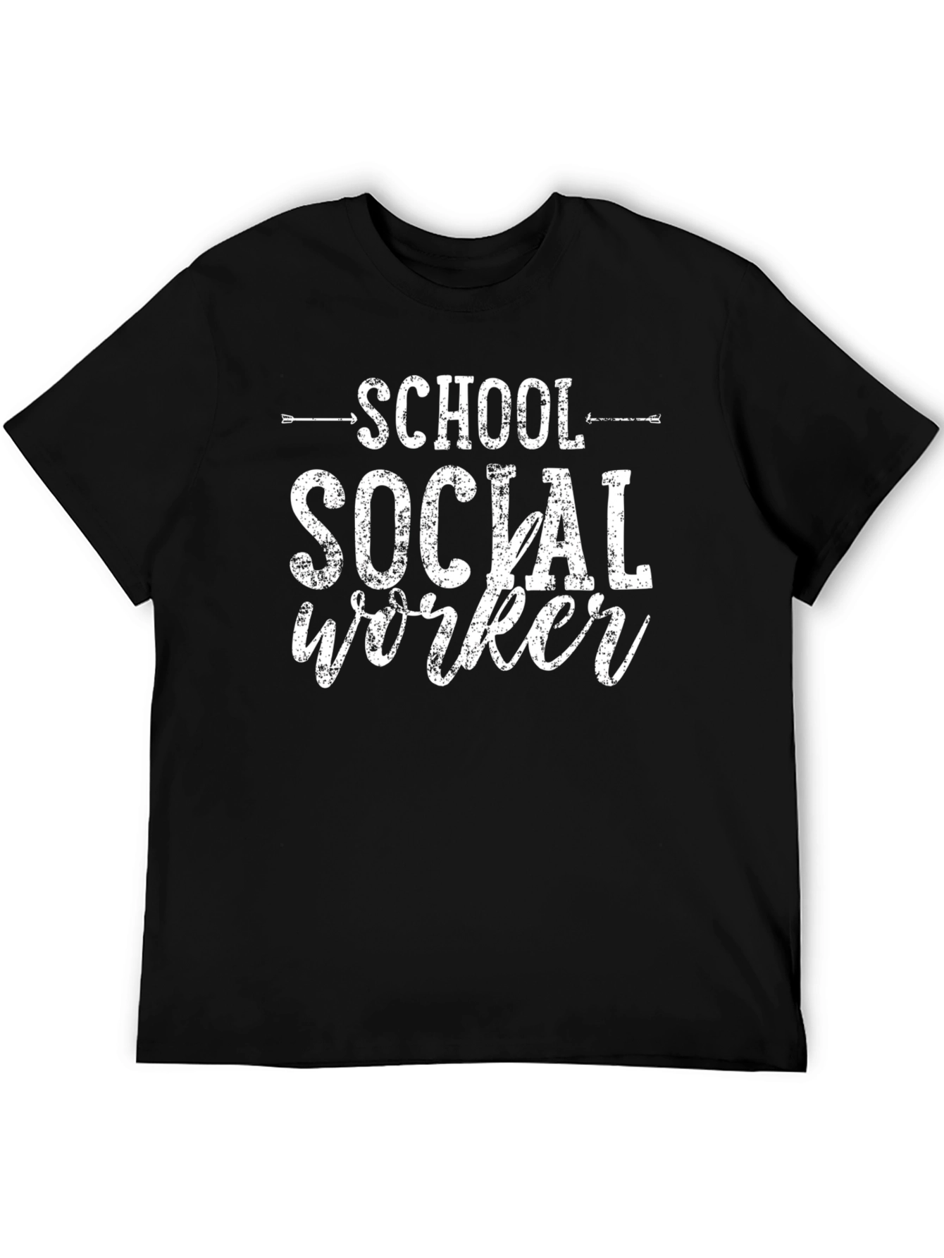 School Social Worker T-Shirt - Black