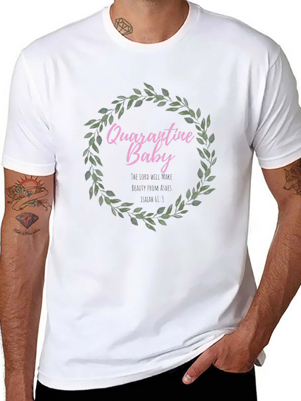 Quarantine Baby Wreath T-Shirt