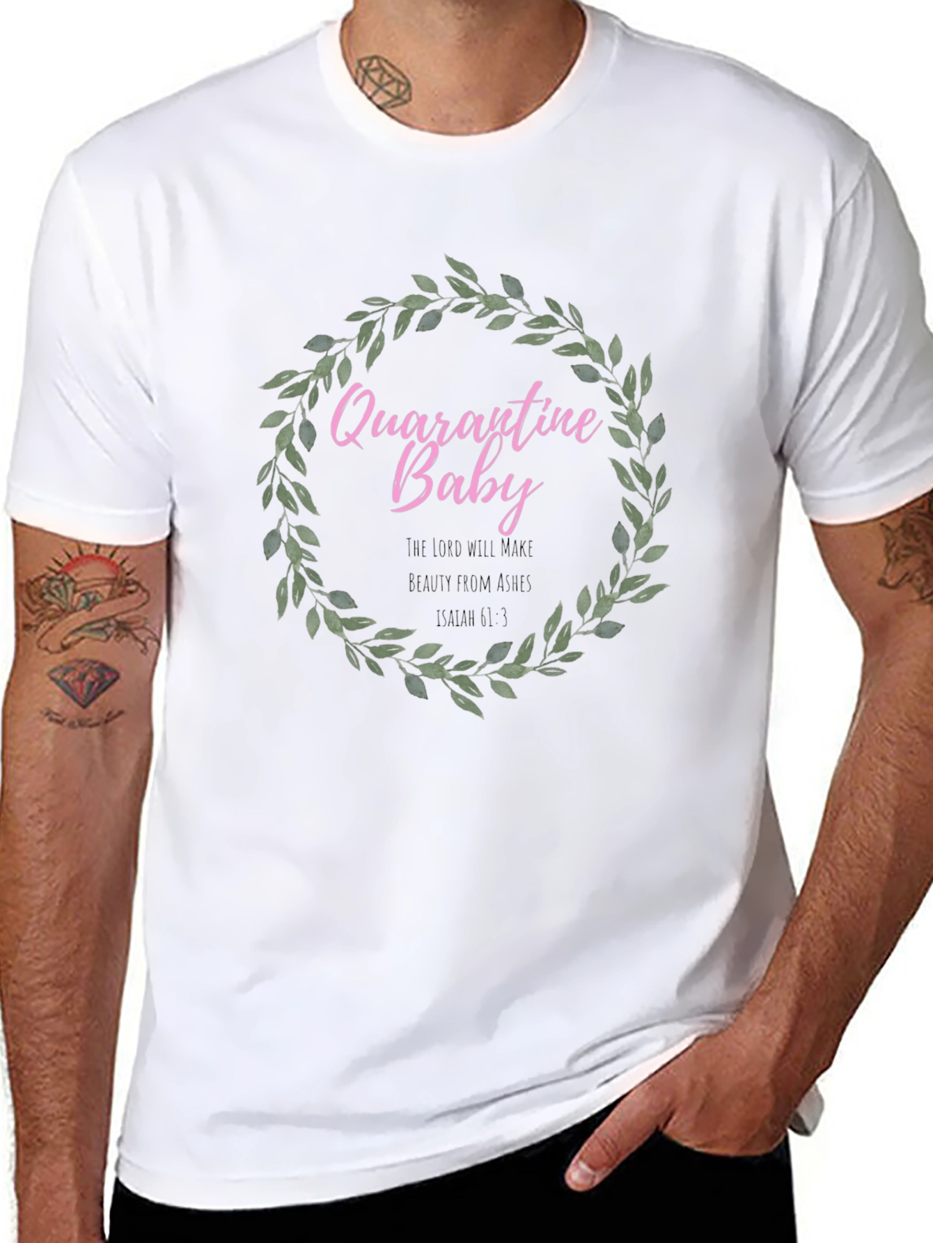 Quarantine Baby Wreath T-Shirt