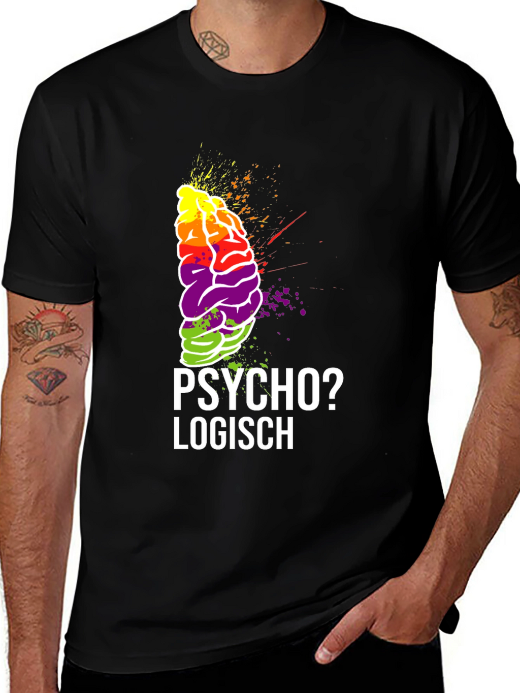 Psycho? Logisch Brain Graphic Tee
