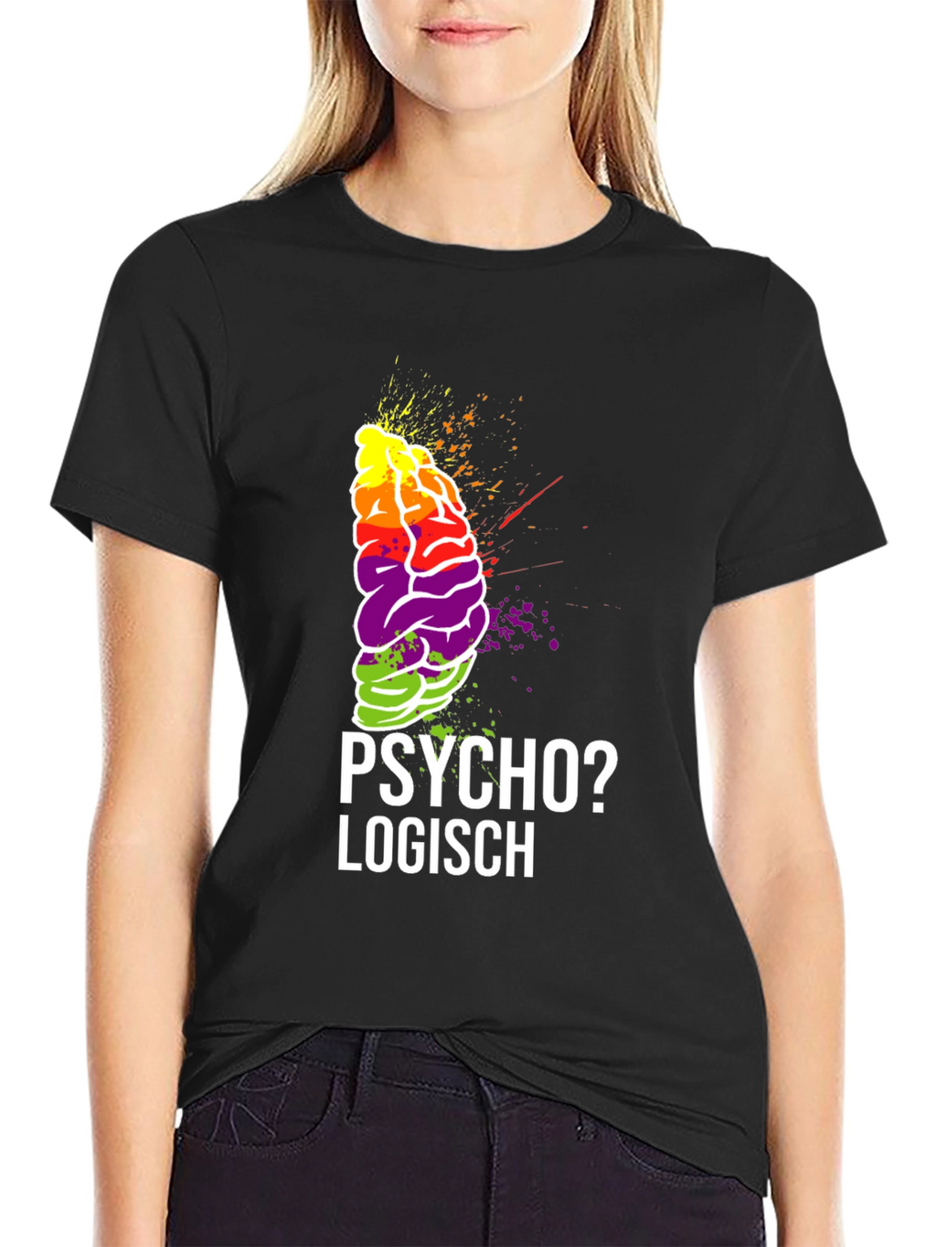 Psycho? Logisch Brain Graphic Tee