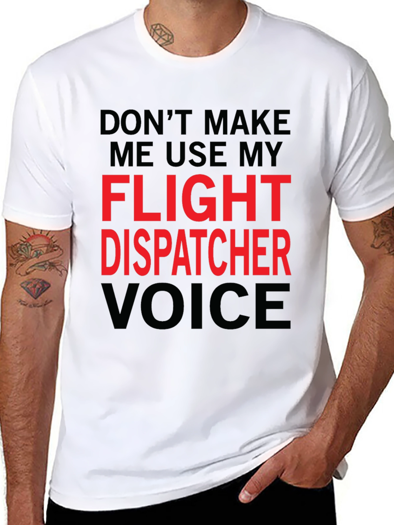 Flight Dispatcher Voice T-Shirt - Funny Gift