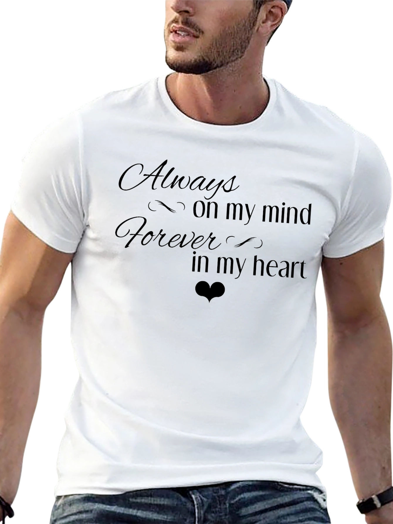 Always on My Mind T-Shirt - Black