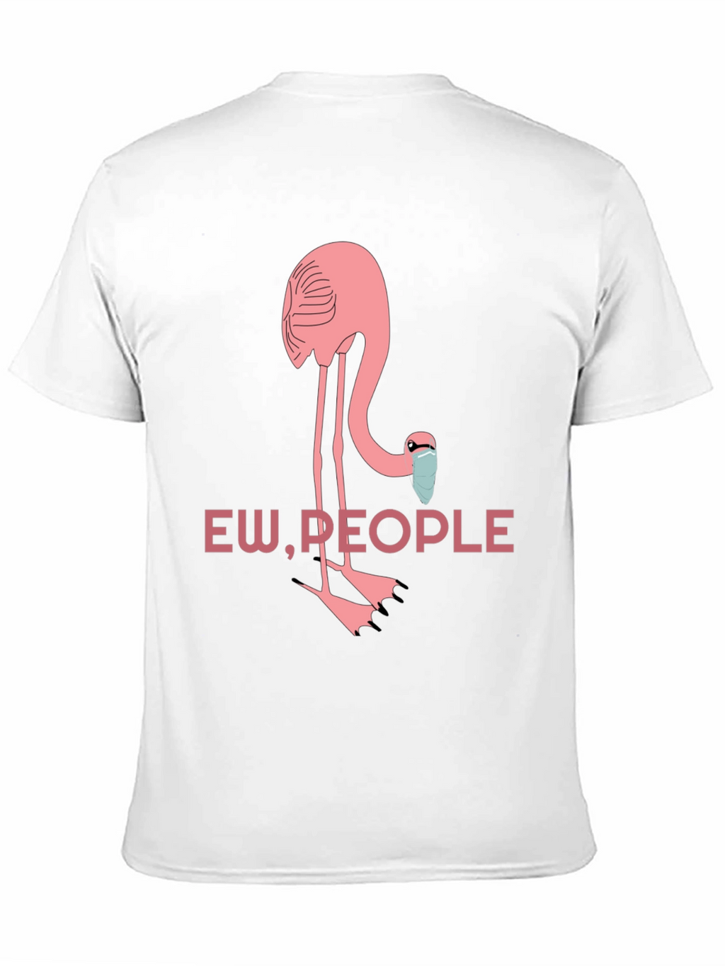 Ew People Flamingo Graphic Tee - Black