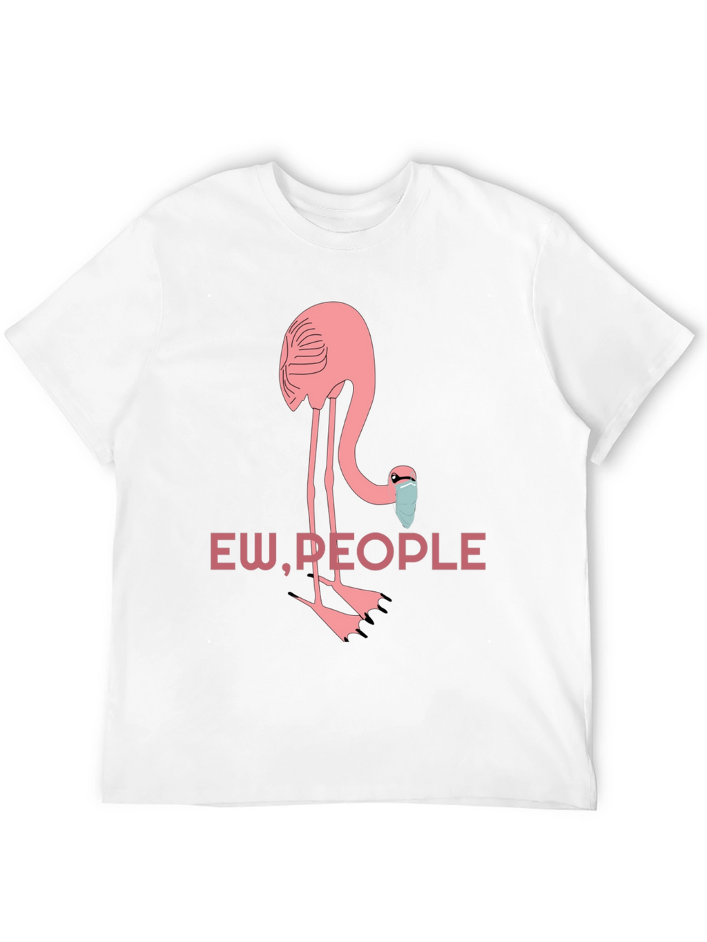 Ew People Flamingo Graphic Tee - Black